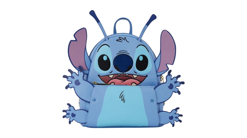 Loungefly Disney D23 Exclusive Stitch 626 Cosplay Mini Backpack Blauw