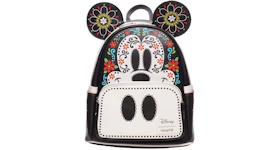 Loungefly Disney Mickey Mouse Dia De Los Muertos Sugar Skull Entertainment Earth Exclusive Mini-Backpack