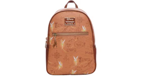 Loungefly Disney Peter Pan Tinker Bell Neverland Map Entertainment Earth Exclusive Mini-Backpack
