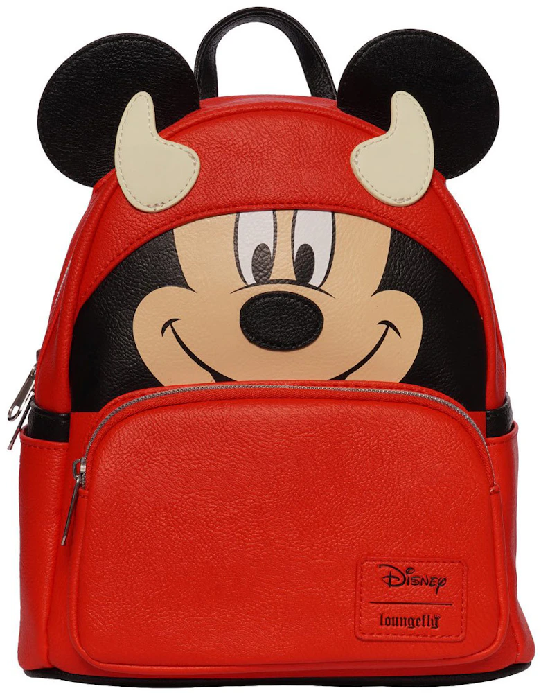 Mickey Mouse Denim Mini Backpack Disney & Loungefly, Minnie Keychain NEW  SEALED
