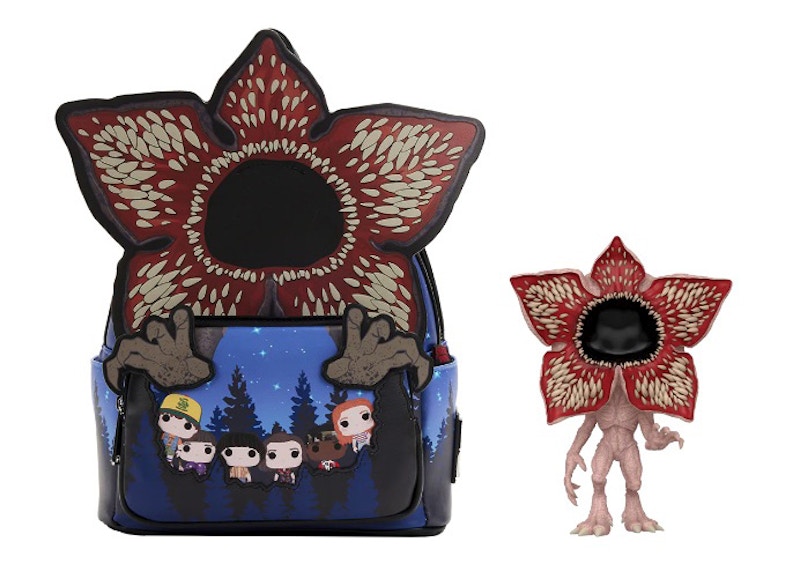 Loungefly Television Stranger Things Demogorgon Pop Figure 428 GITD 2022 Summer Convention Exclusive Mini Backpack Bundle US