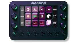 Loupedeck Live Stream Deck with Travel Case Bundle LDD-2001 Black