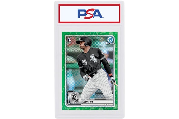 Luis Robert 2020 Bowman Chrome X Rookie Green X-Fractor /31 #8 (PSA or BGS Graded)