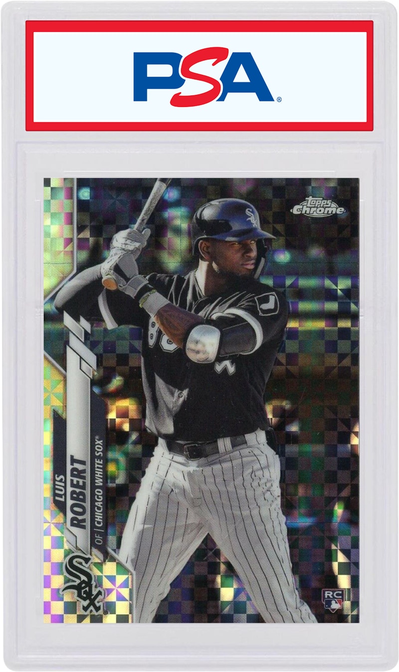 Luis Robert 2020 Topps Chrome Rookie X-Fractor #60 (PSA or BGS Graded)
