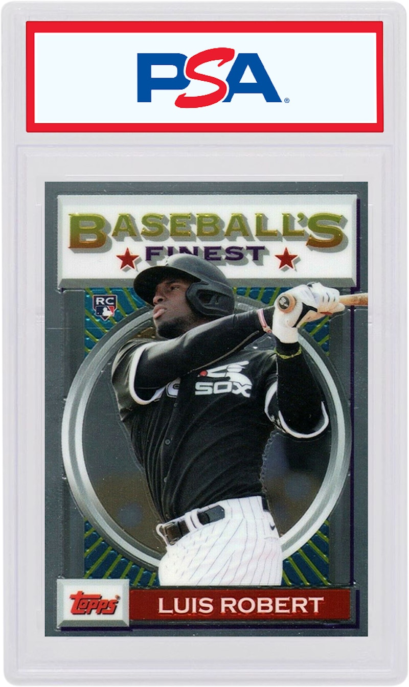 Luis Robert 2020 Topps Finest Flashbacks Rookie #59 (PSA or BGS Graded)