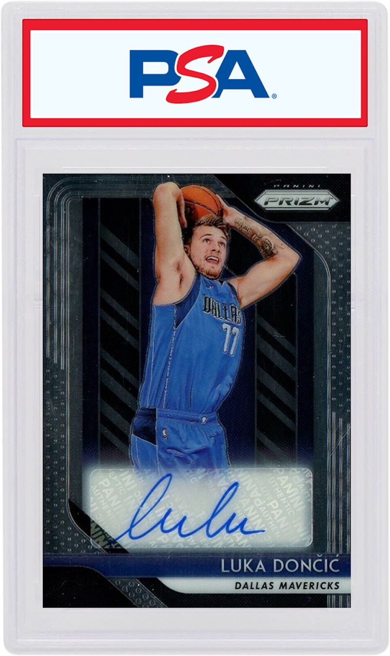 Luka Doncic 2018 Panini Prizm Rookie Autograph #RSLDC (PSA or BGS Graded)
