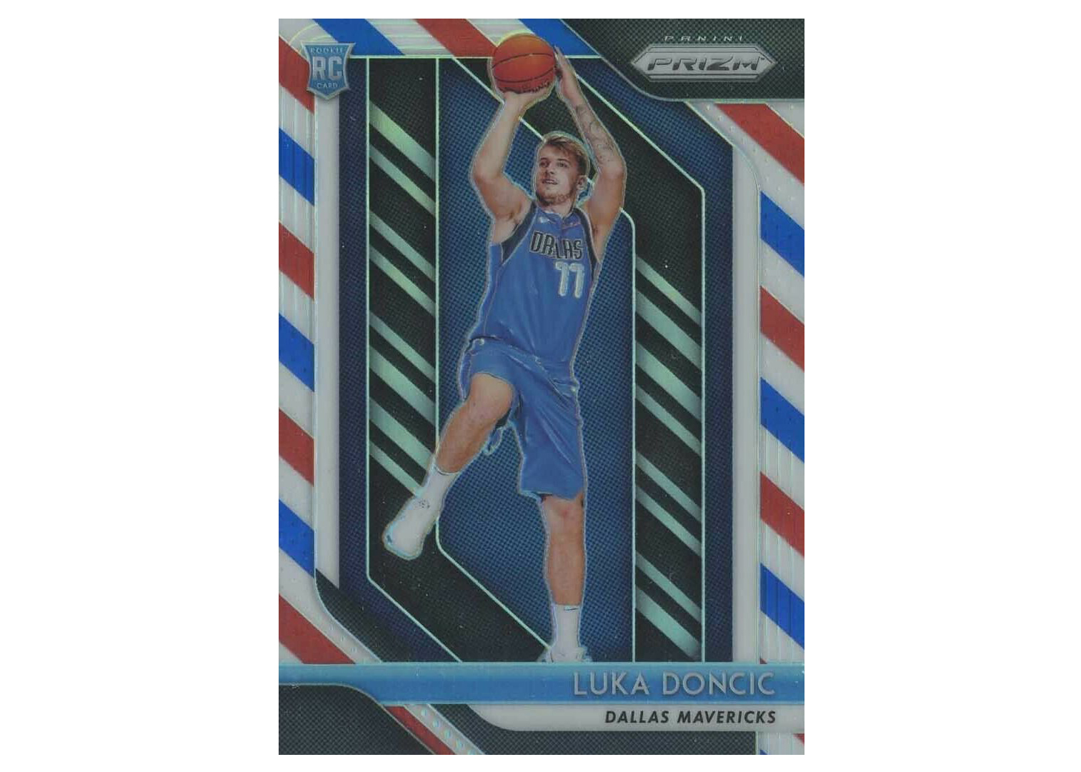 Luka Doncic 2018 Panini Prizm Rookie Red/White/Blue #280 (Ungraded