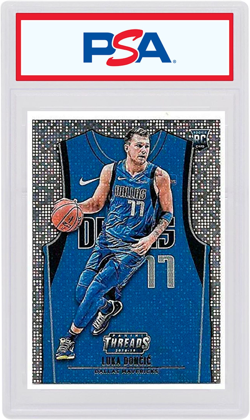 Luka Doncic 2018 Panini Threads Rookie Dazzle #141 (PSA- oder BGS-bewertet)