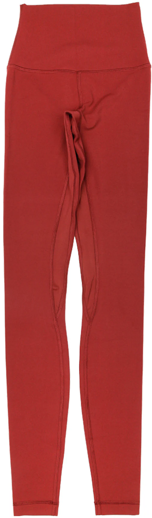 NWOT! Zenana Outfitters Ruby Red Mid Rise Fleece Lined Leggings. Size L/XL