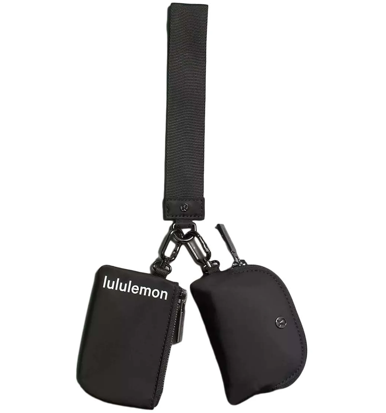 Lululemon dual pouch wristlet black Clearance