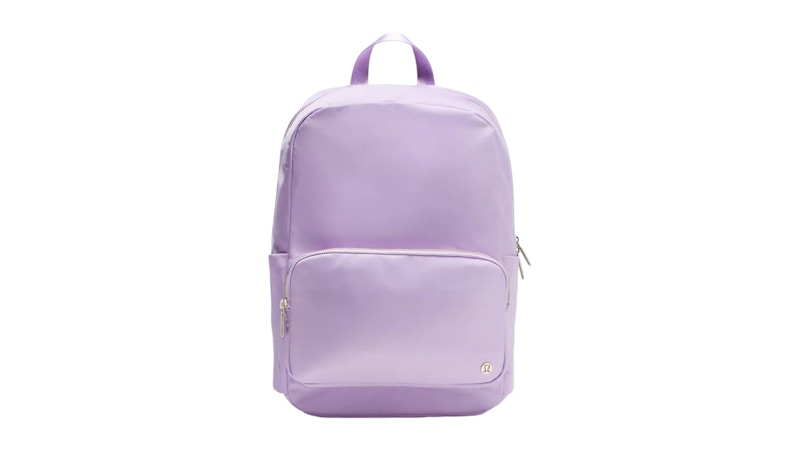 Pre-owned Lululemon Everywhere 22l Metal Hardware Backpack In Lavender Frost/ocean Air/gold