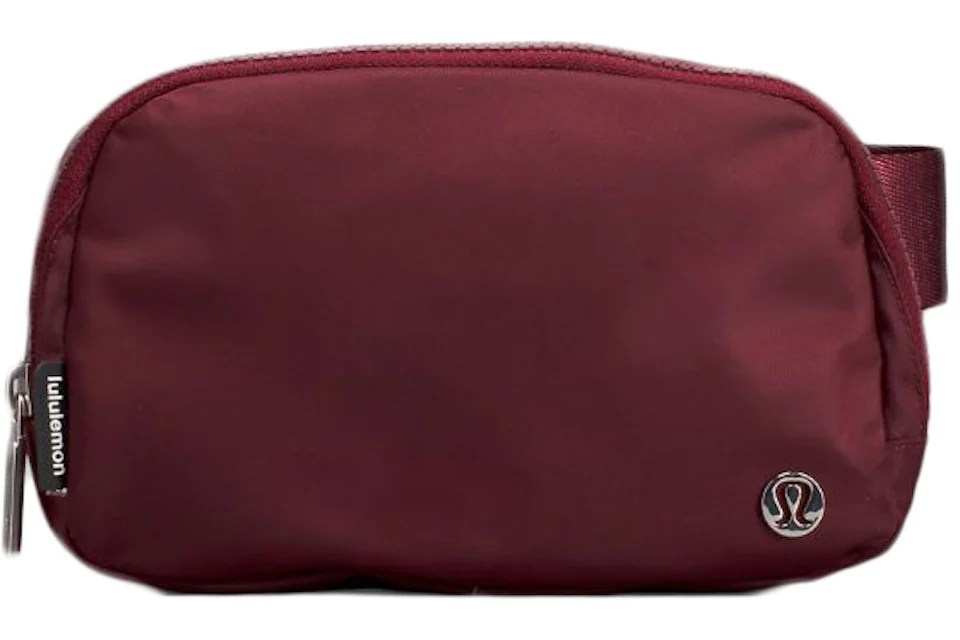 Red merlot lululemon belt bag Clearance