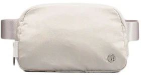 Lululemon Everywhere Belt Bag White Opal with Silver Hardware Logo