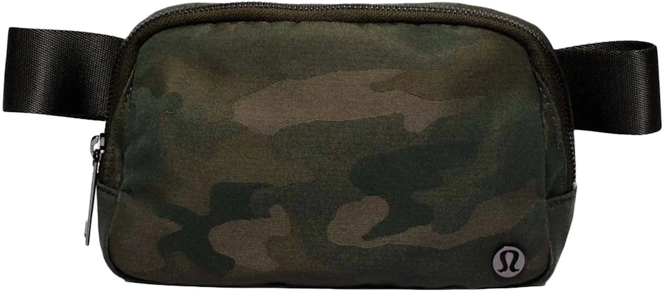 Lululemon Everywhere Belt Bag Heritage Camo Jacquard Max Dark Olive Sargent  Green in Waterproof Polyester with Silver-tone - US