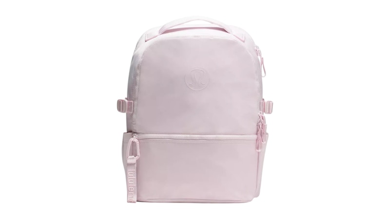 Pre-owned Lululemon New Crew 22l Updated Backpack In Blissful Pink