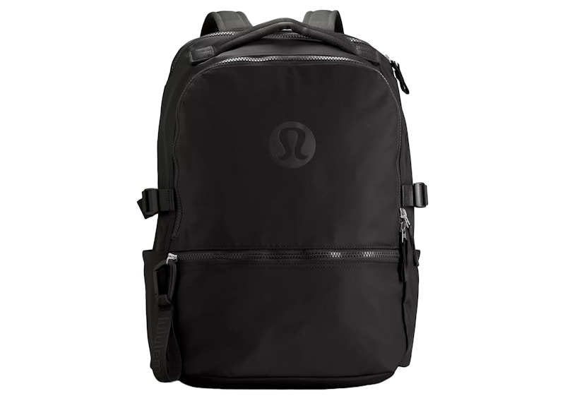 Lululemon New Crew Backpack 22L Logo Backpack Black - US Lululemon New Crew Backpack 22L Logo Backpack Black - US
