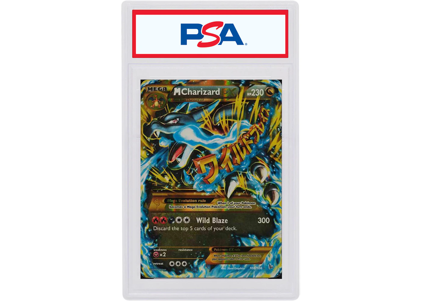 M Charizard EX-Holo 2014 Pokemon TCG XY Flashfire #108/106 (PSA or BGS Graded) - 2014 - US M Charizard EX-Holo 2014 Pokemon TCG XY Flashfire #108/106 (PSA or BGS Graded) - 2014 - US