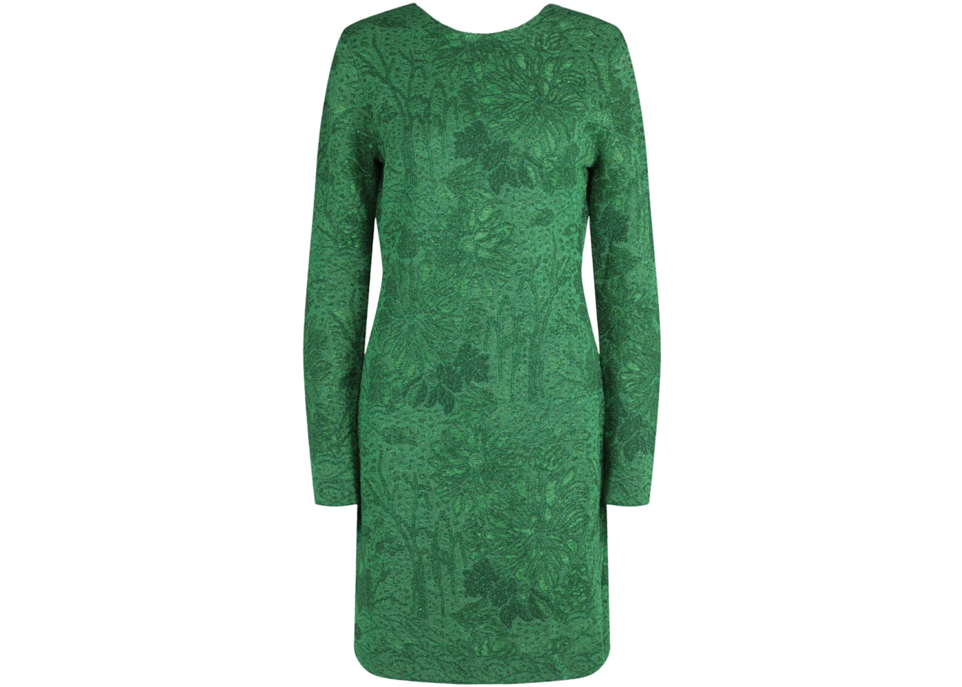 M Missoni Floral-Jacquard Lurex Mini Dress Absynthe Green - US M Missoni Floral-Jacquard Lurex Mini Dress Absynthe Green - US
