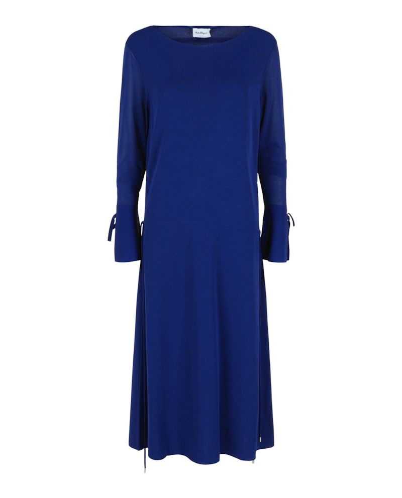 M Missoni Long-Sleeved Midi Dress Blue - US