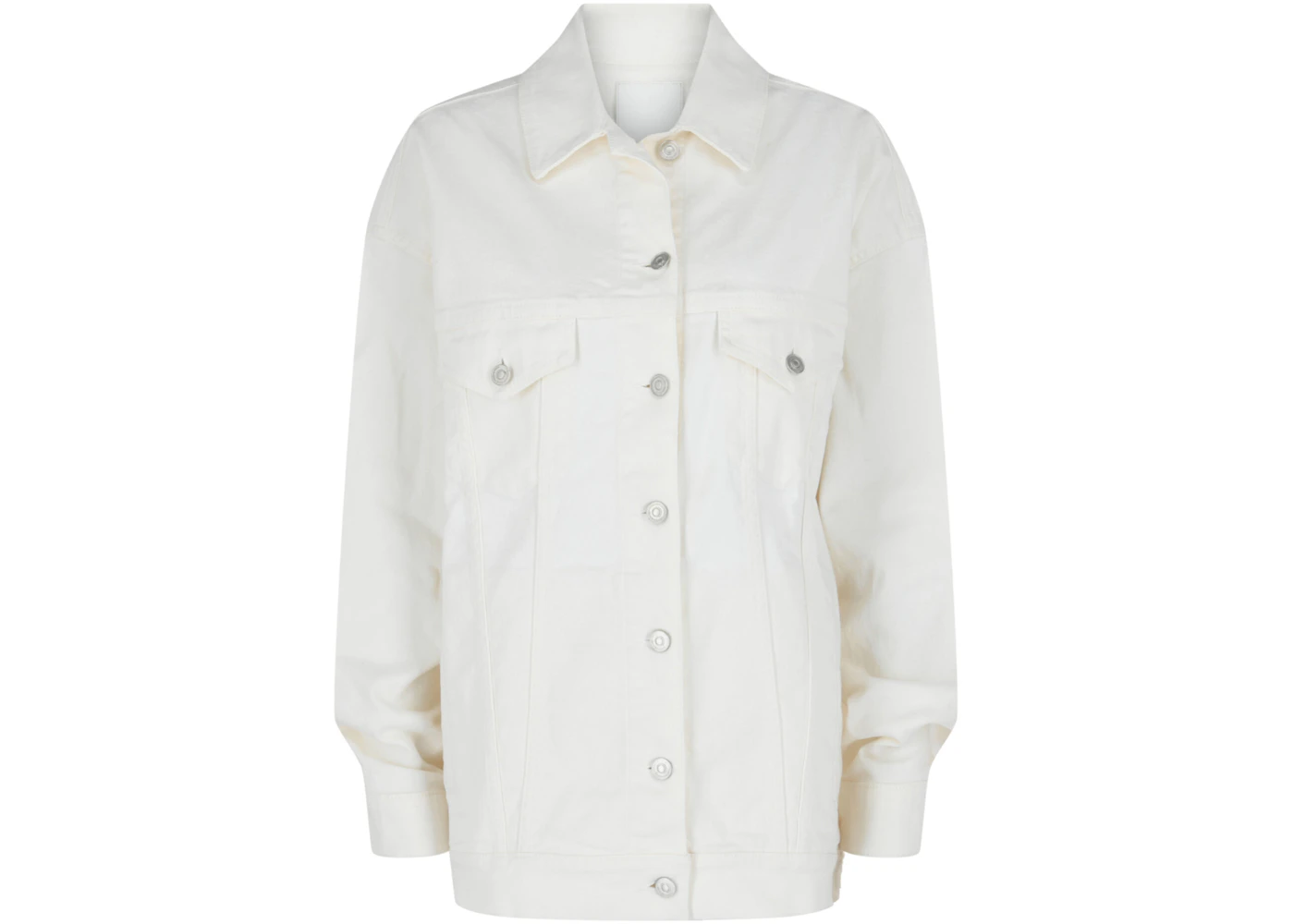 M Missoni Oversized Denim Jacket White - US M Missoni Oversized Denim Jacket White - US