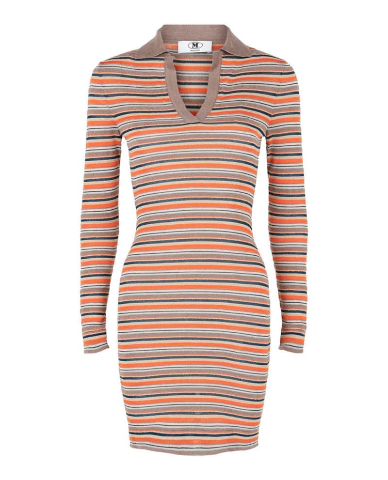 orange and blue striped dress Miss Circle Xatia Baby Blue Jacquard Textured High Slit Maxi Dress XL