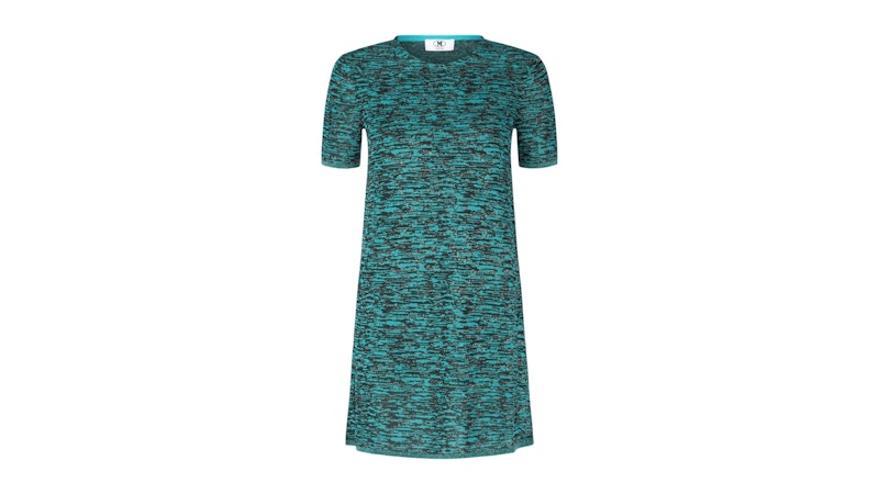 M Missoni Women's Space-Dye Knit Dress Teal/Black - US