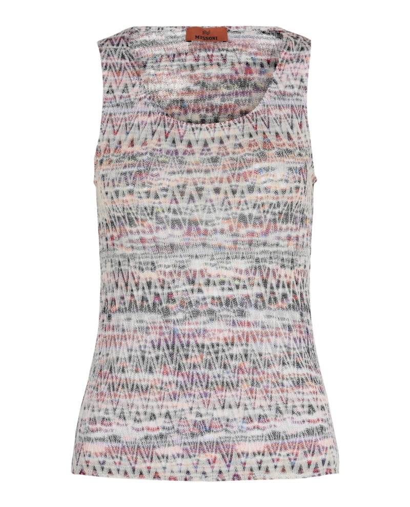 M Missoni Zigzag Knit Tank Multi