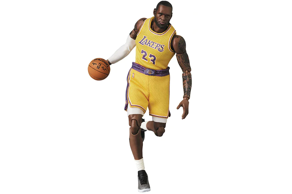 MAFEX NBA LA Lakers Lebron James Action Figure