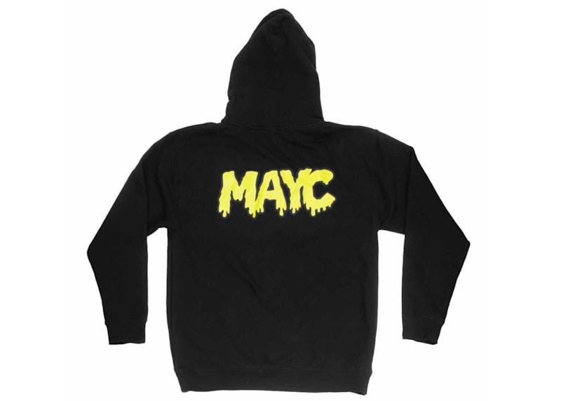 MAYC Mutant Ape Yacht Club Hoodie Black Yellow