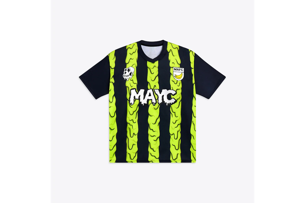 MAYC Soccer Jersey Black/Lime Green