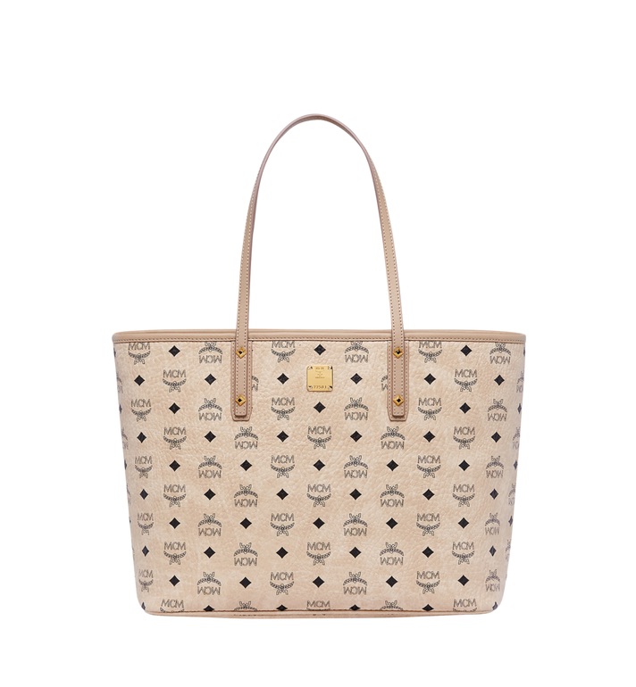 Mcm medium visetos shopper on sale tote