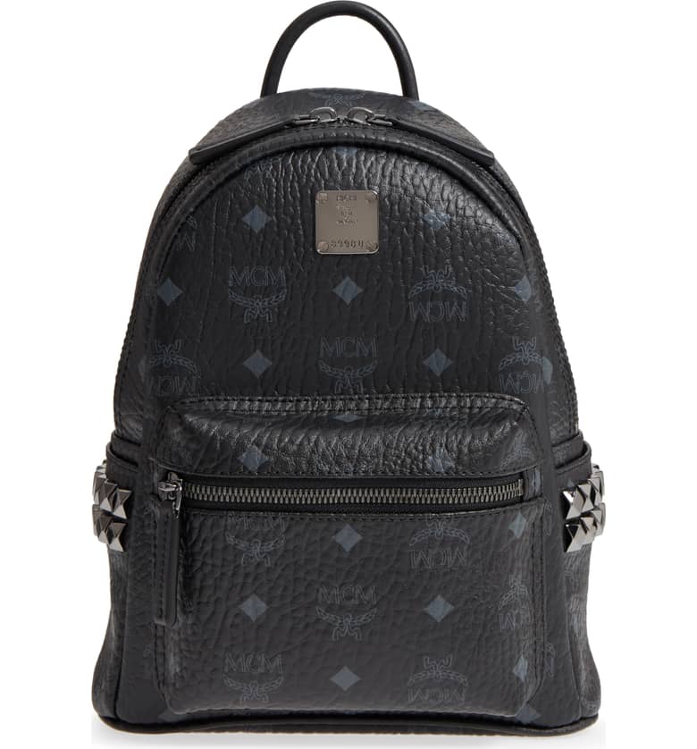 mcm backpack mini black