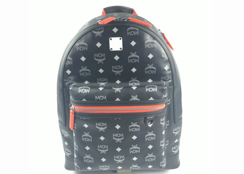 MCM Backpack Visetos Medium Black 