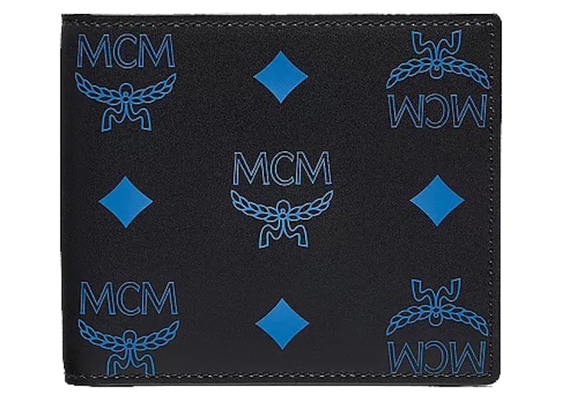 Mcm shop blue wallet