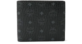 MCM Bifold Wallet Visetos Small Black Original