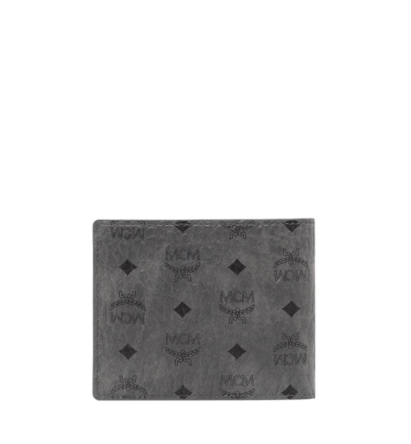 Mcm wallet outlet grey