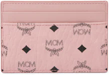 MCM Card Case Visetos Mini Soft Pink