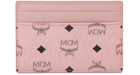 MCM Card Case Visetos Mini Soft Pink
