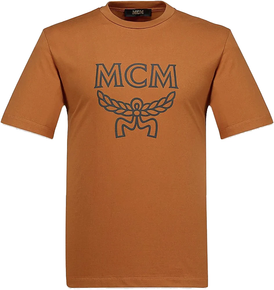 MCM Classic Logo T-shirt Brown Men's - US