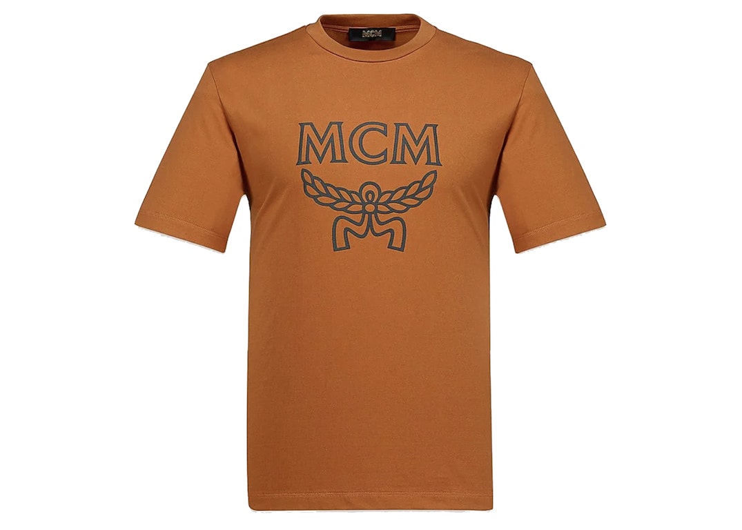 Pre-owned Mcm Classic Logo T-shirt Brown