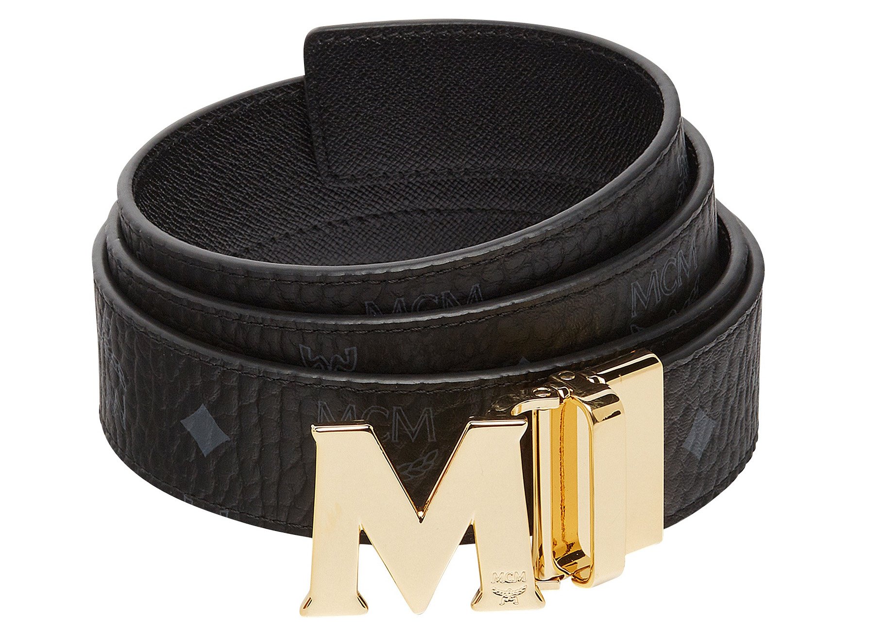 MCM Aren Visetos reversible belt - Black