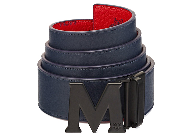 Mcm belt discount red black