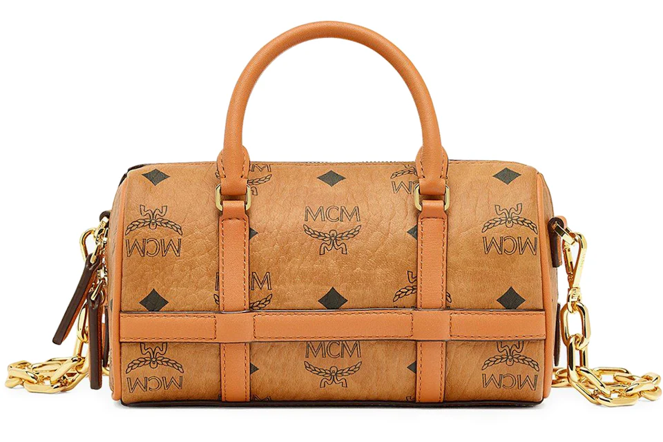 Mcm mini delmy visetos shoulder bag Clearance