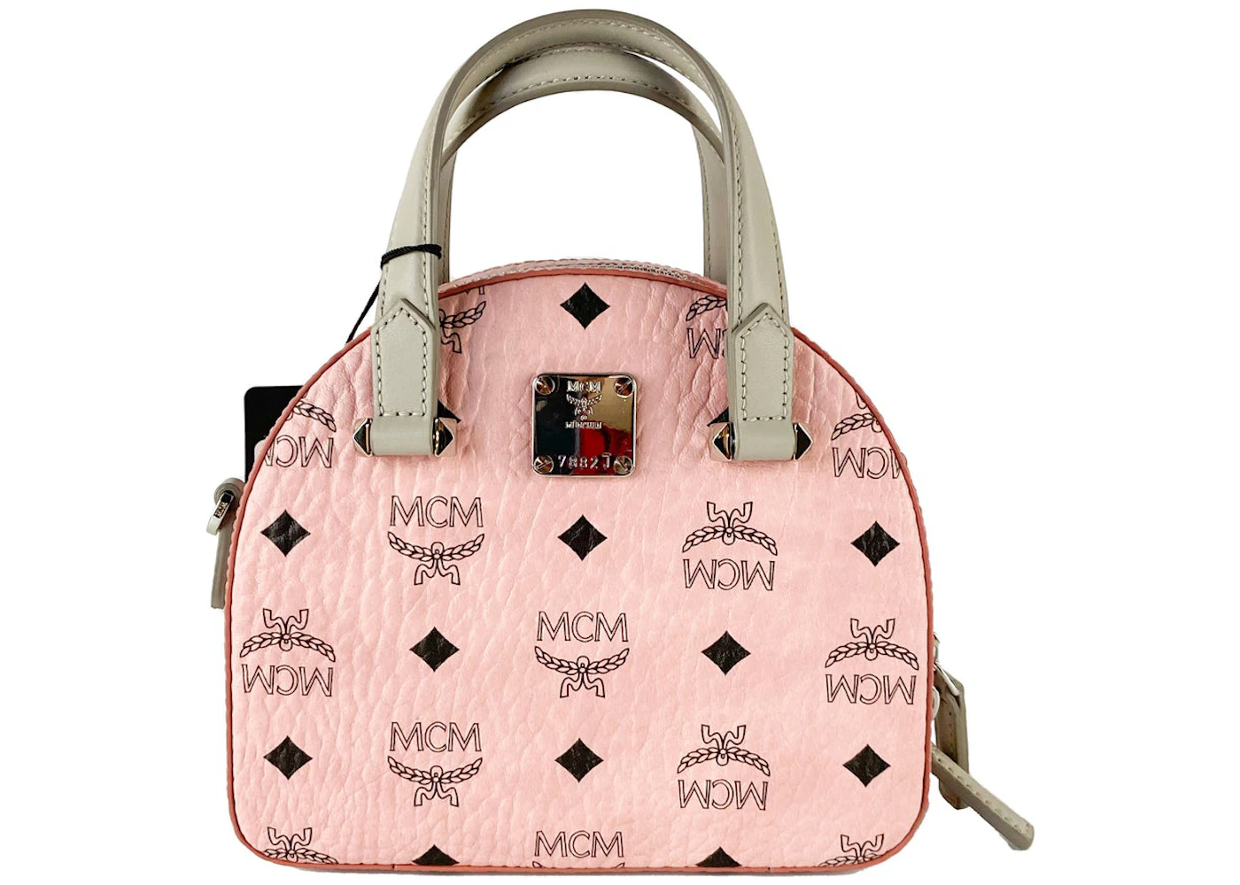 Mcm essential half moon tote Clearance
