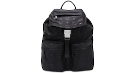 MCM Dieter Backpack Two Pocket Large Black