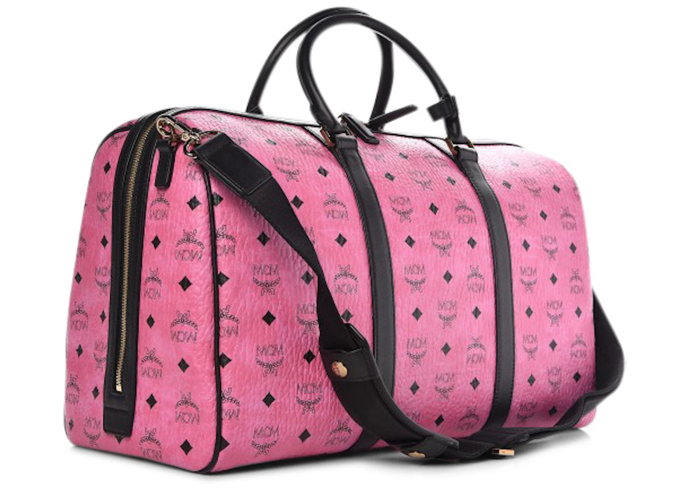 Pink mcm duffle Outlet