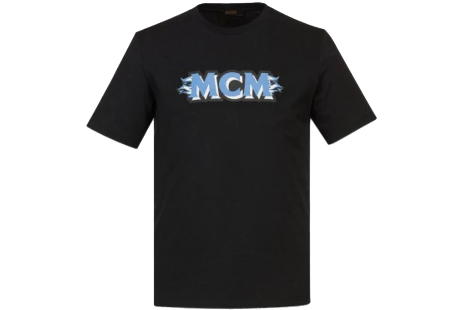 MCM Flame Logo T-shirt Black