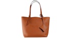 MCM Himmel Lthr Double Shopper Mini Shopper Cognac