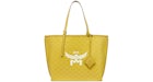 Borsa a tracolla MCM Himmel Lts, misura media, colore: oro limone
