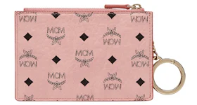 MCM Key Pouch Visetos Mini Soft Pink